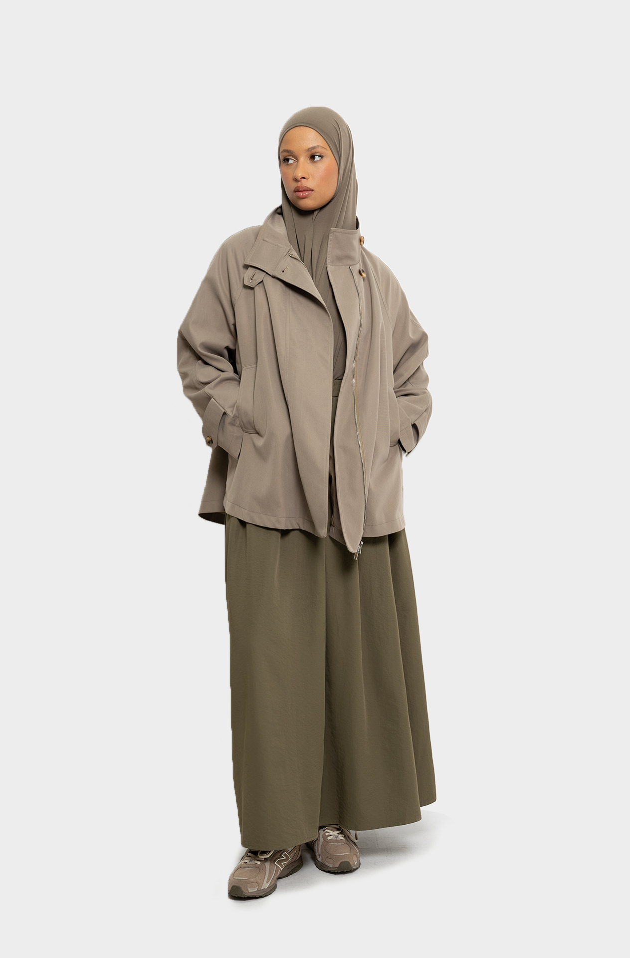 Trench court Taupe