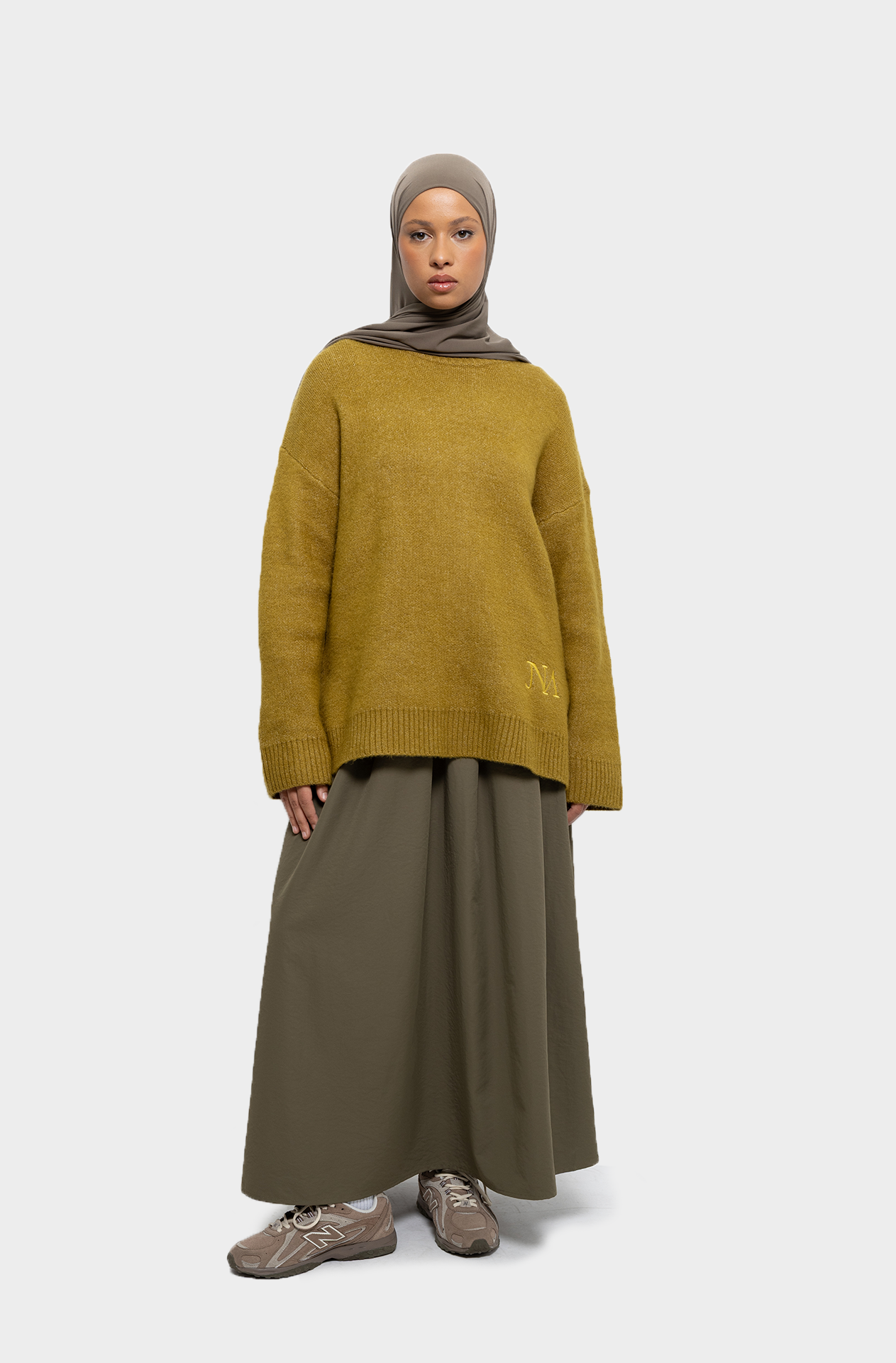 Pull Oversize Olive