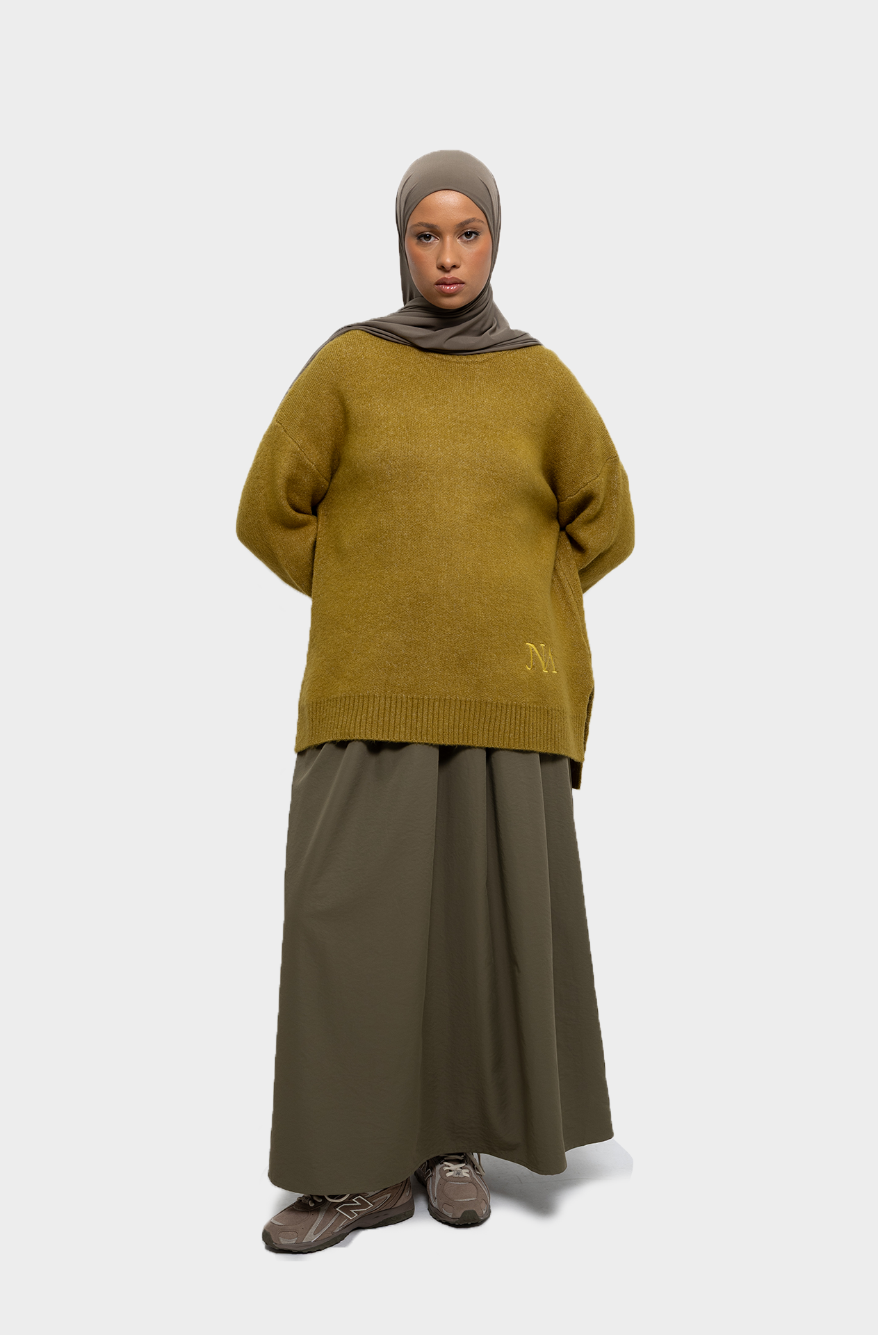 Pull Oversize Olive