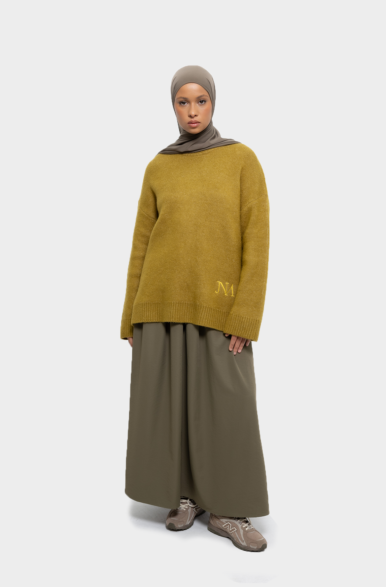 Pull Oversize Olive
