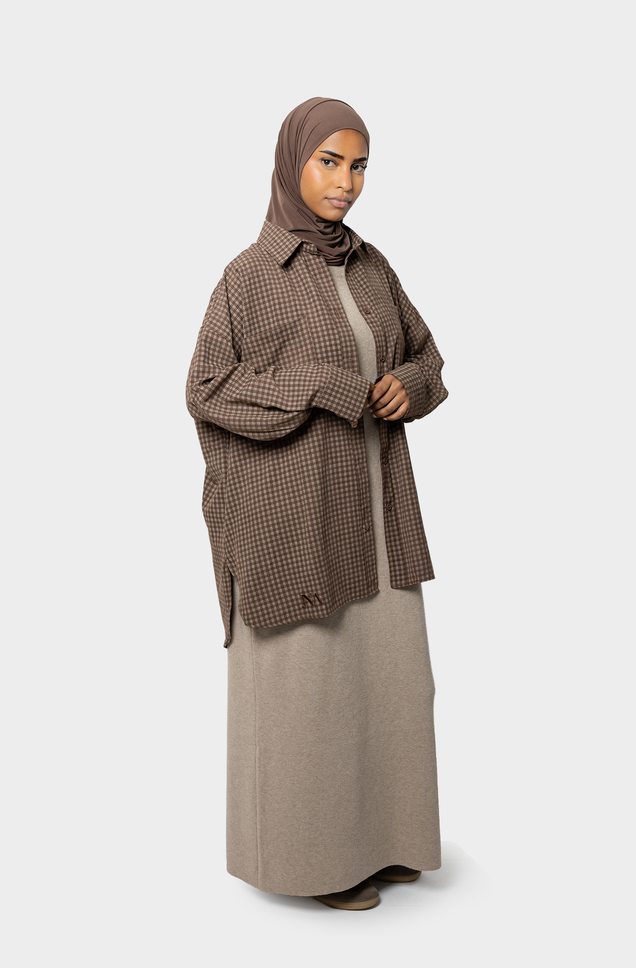 La chemise à carreaux cacao