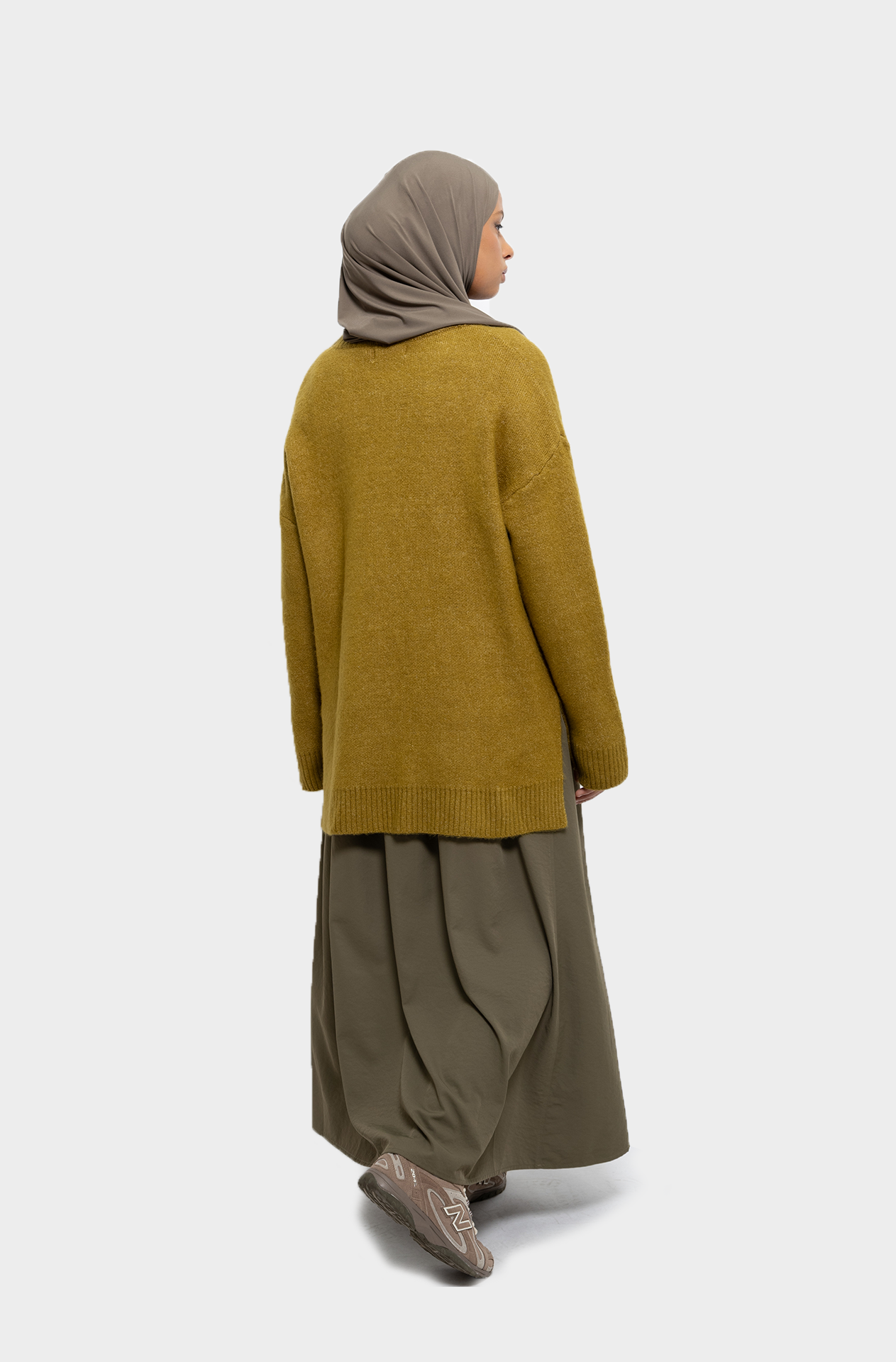 Pull Oversize Olive