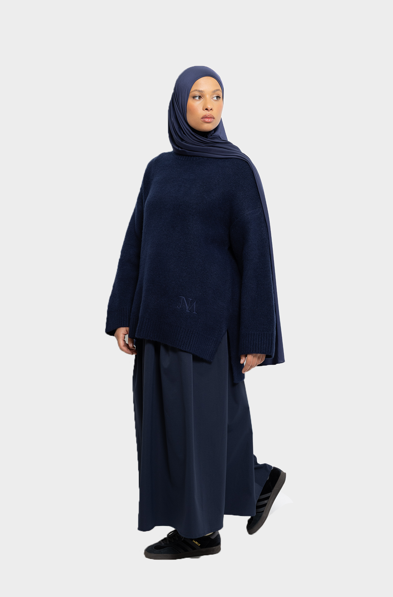Pull oversize navy