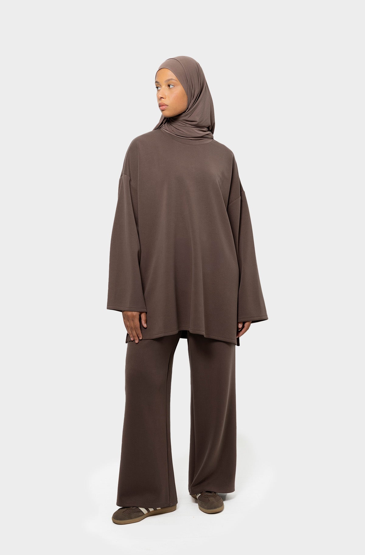 T-shirt modal cacao