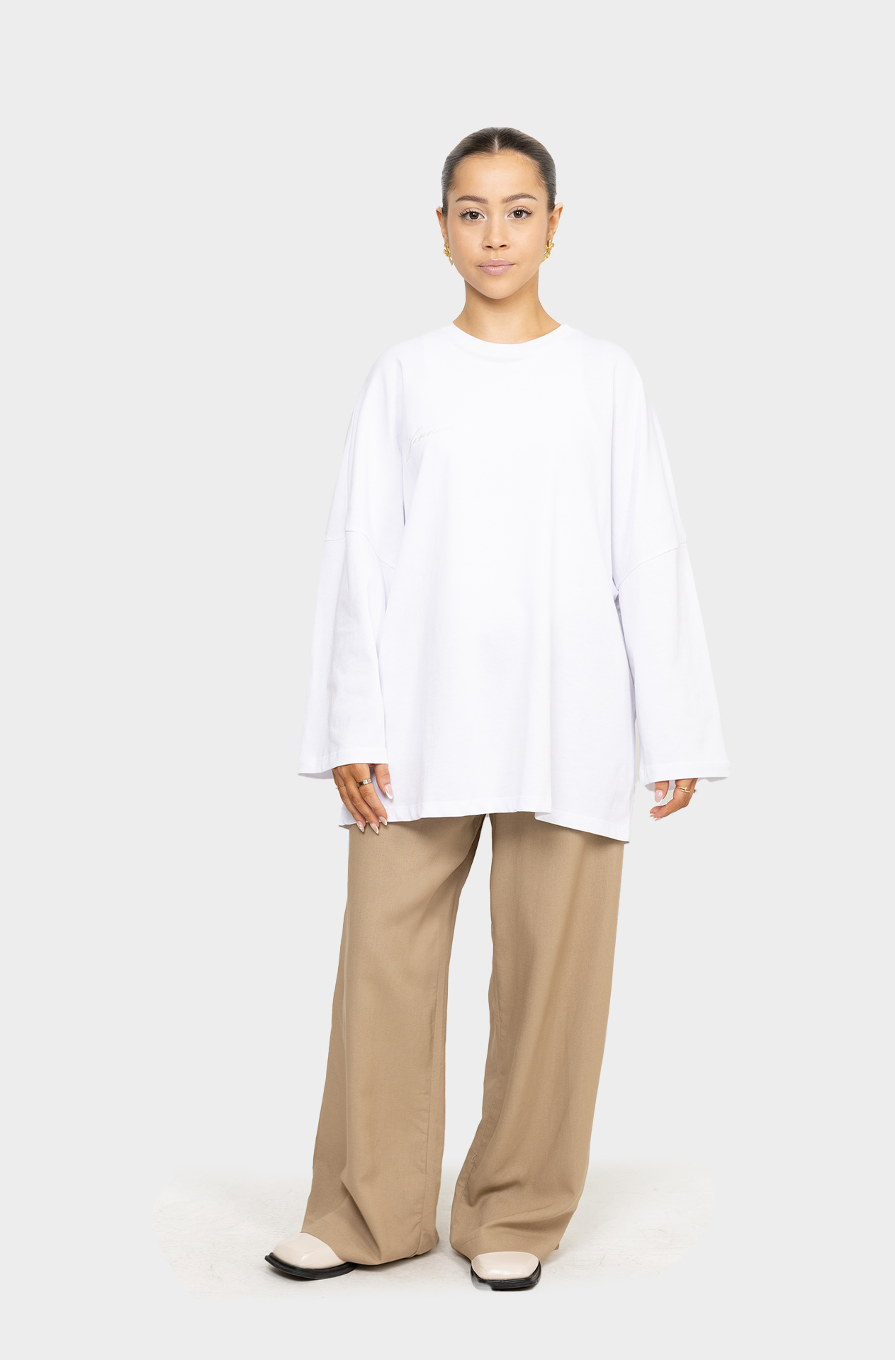 T-shirt oversize blanc