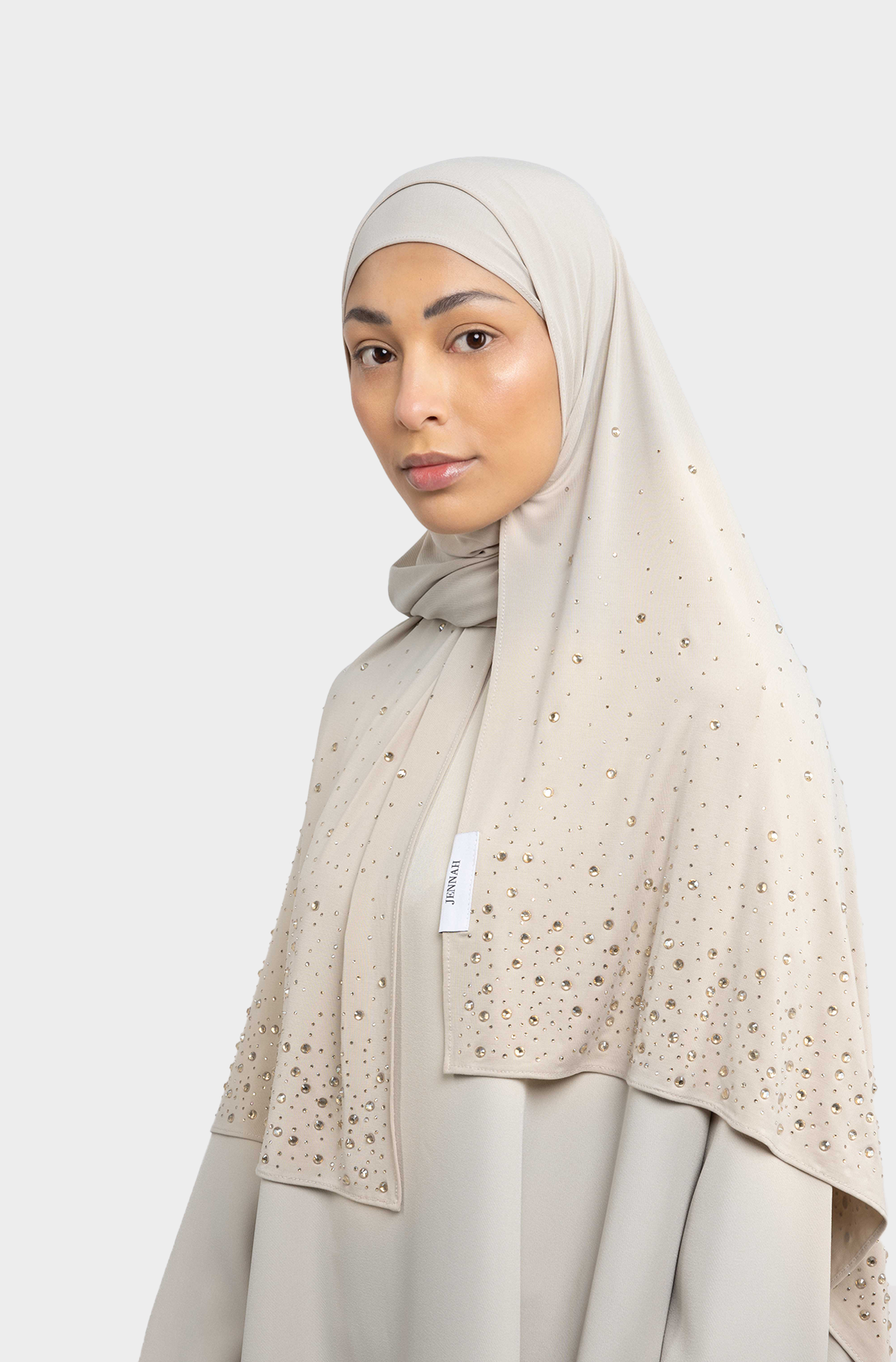 Breath Sparkle jersey beige