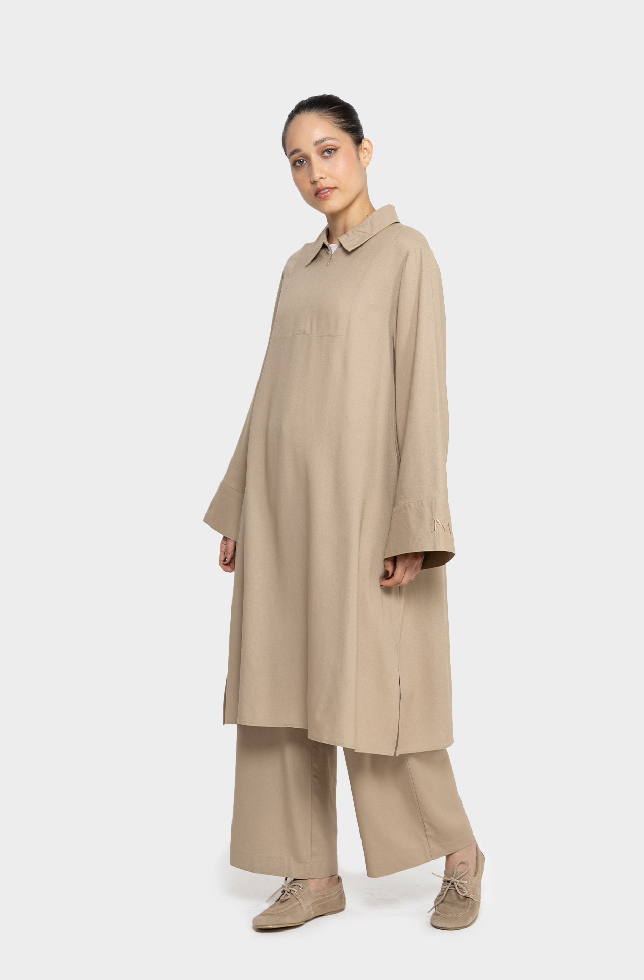 Tunique linen taupe