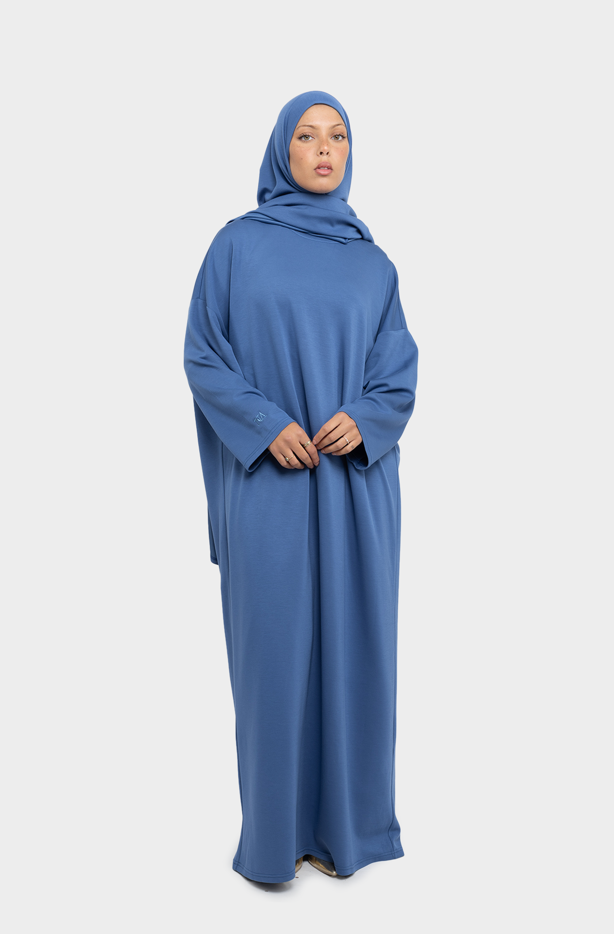 Tahara navy Abaya Khimar Set