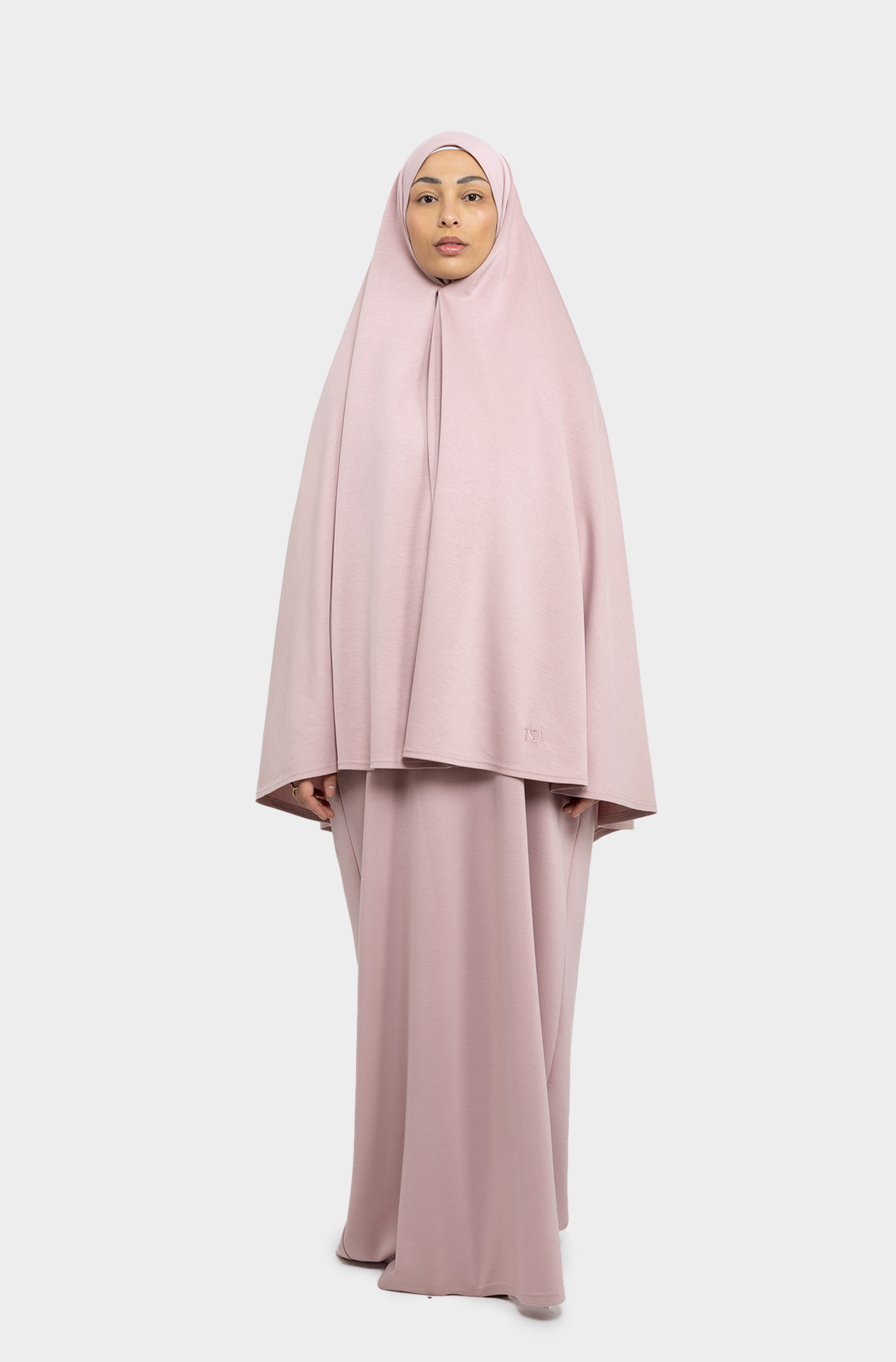 Tahara pink Abaya Khimar Set