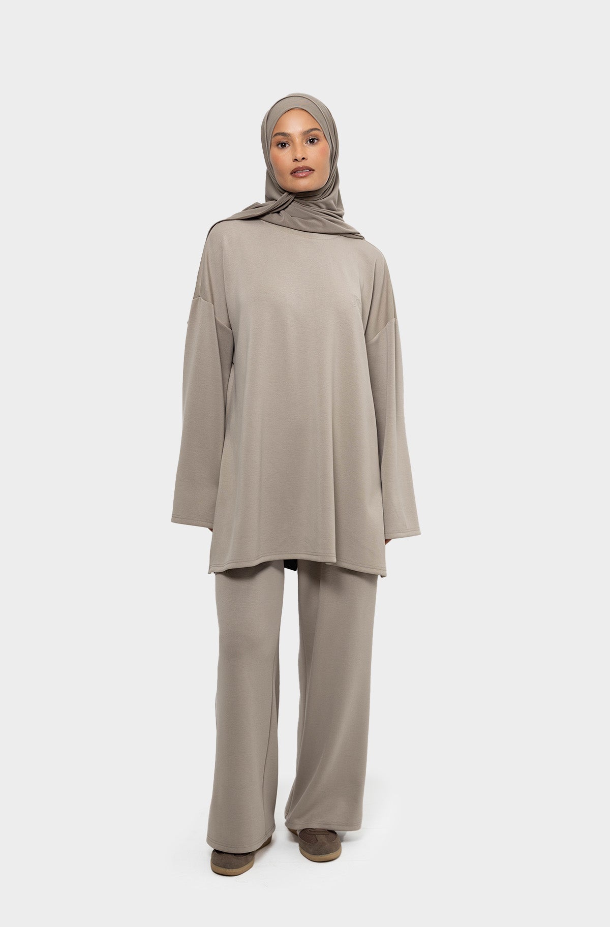T-shirt modal taupe
