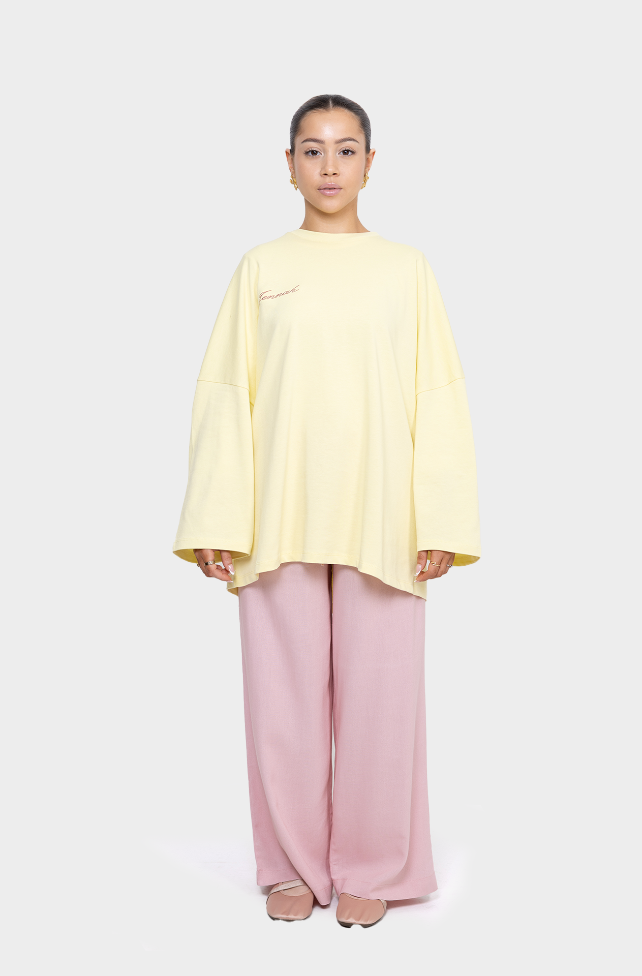 T-shirt oversize lime