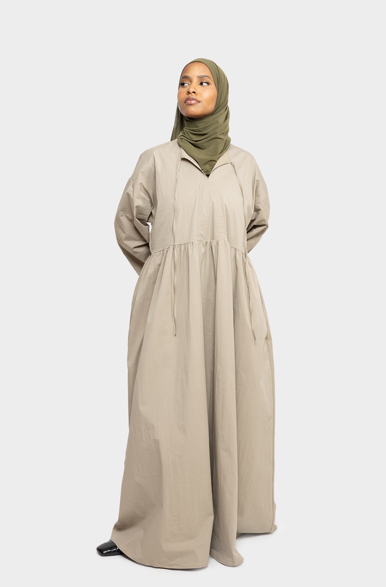 Aube dress taupe