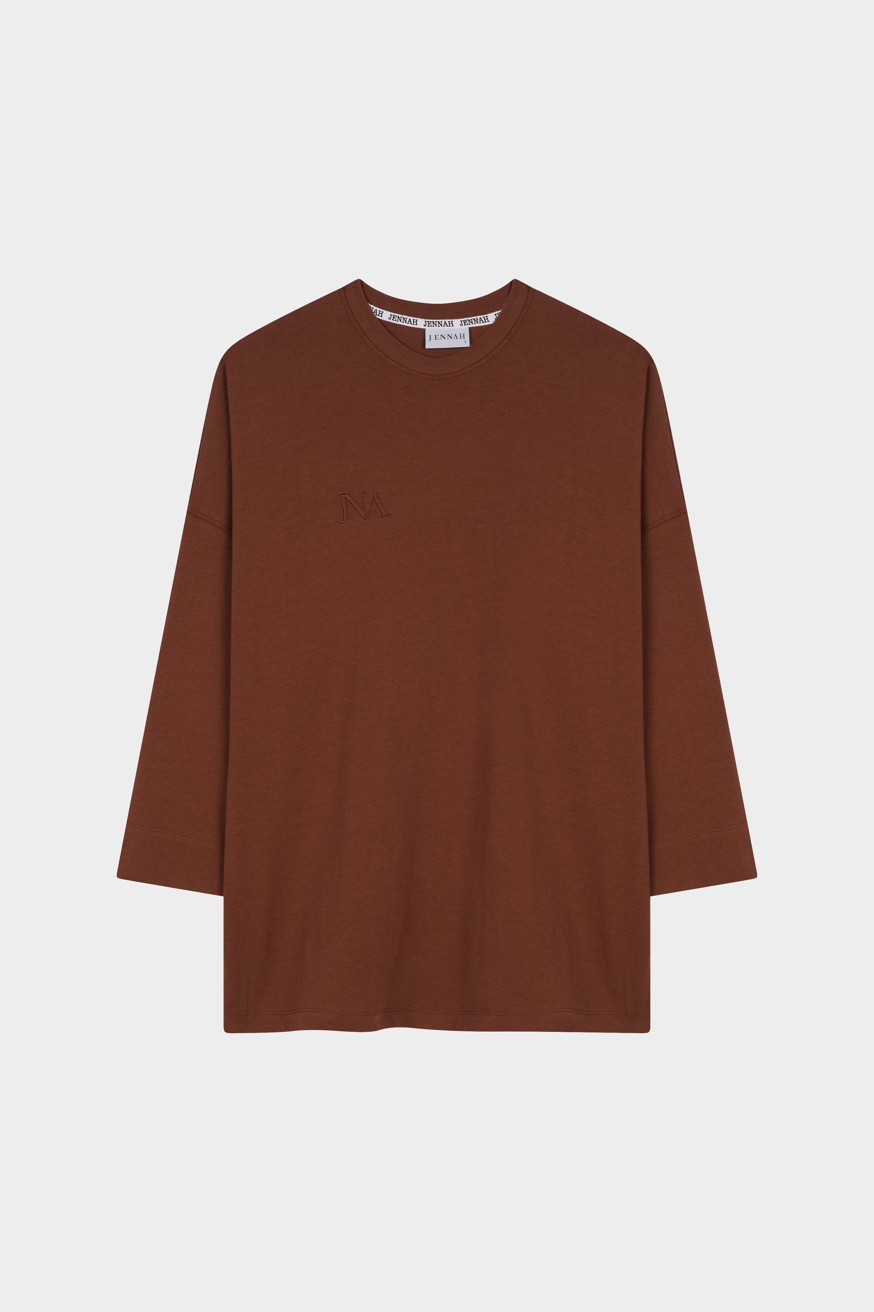 Brown oversized t-shirt