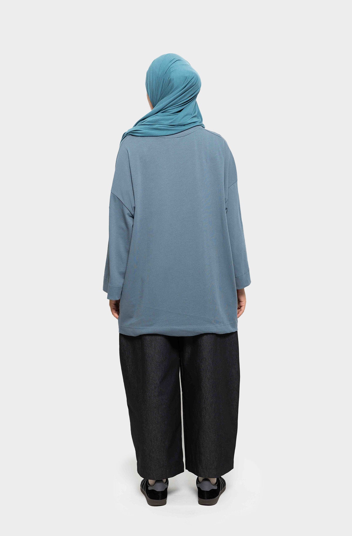 T-shirt oversize slate