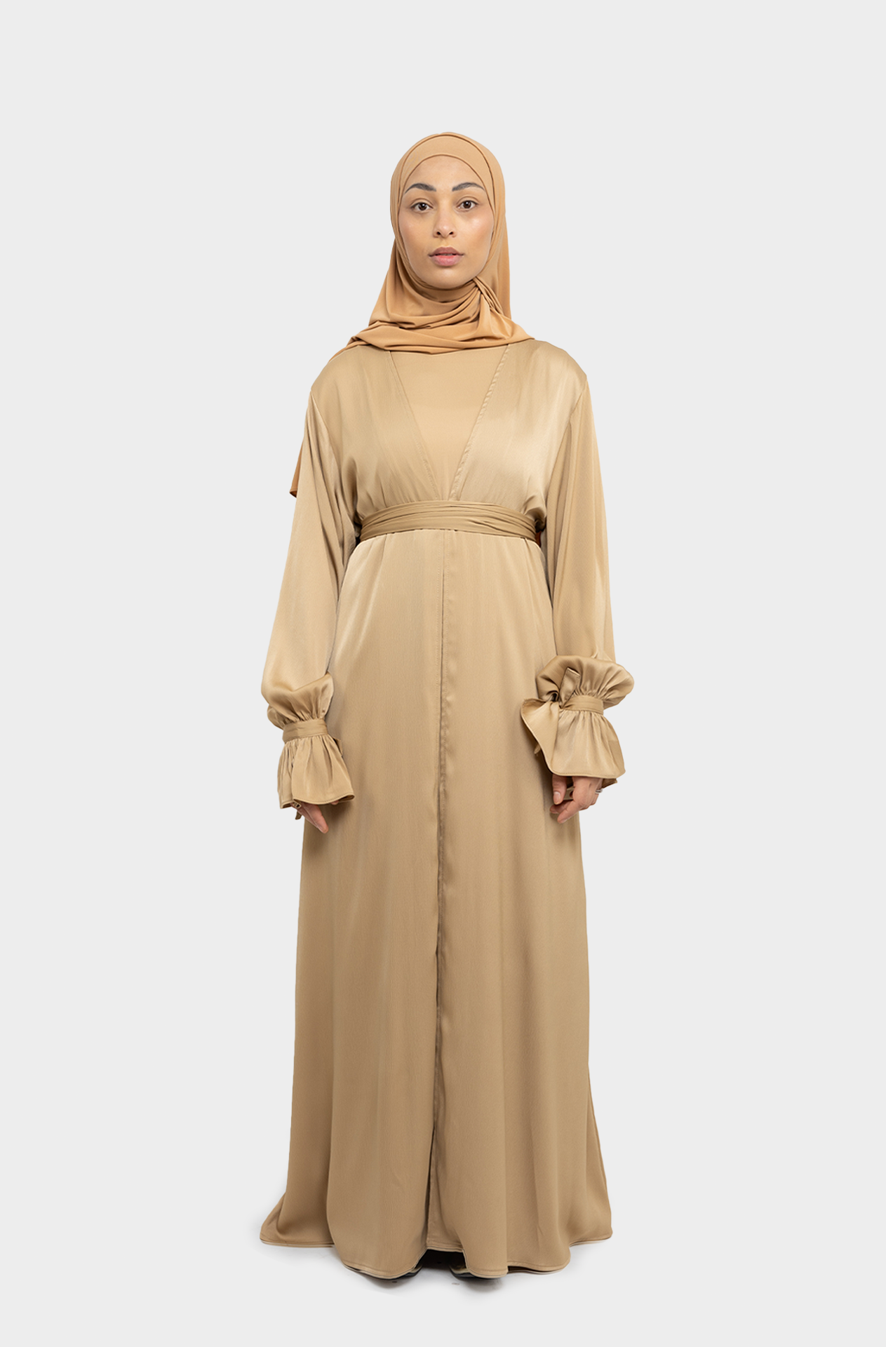 Dilek sand abaya set 