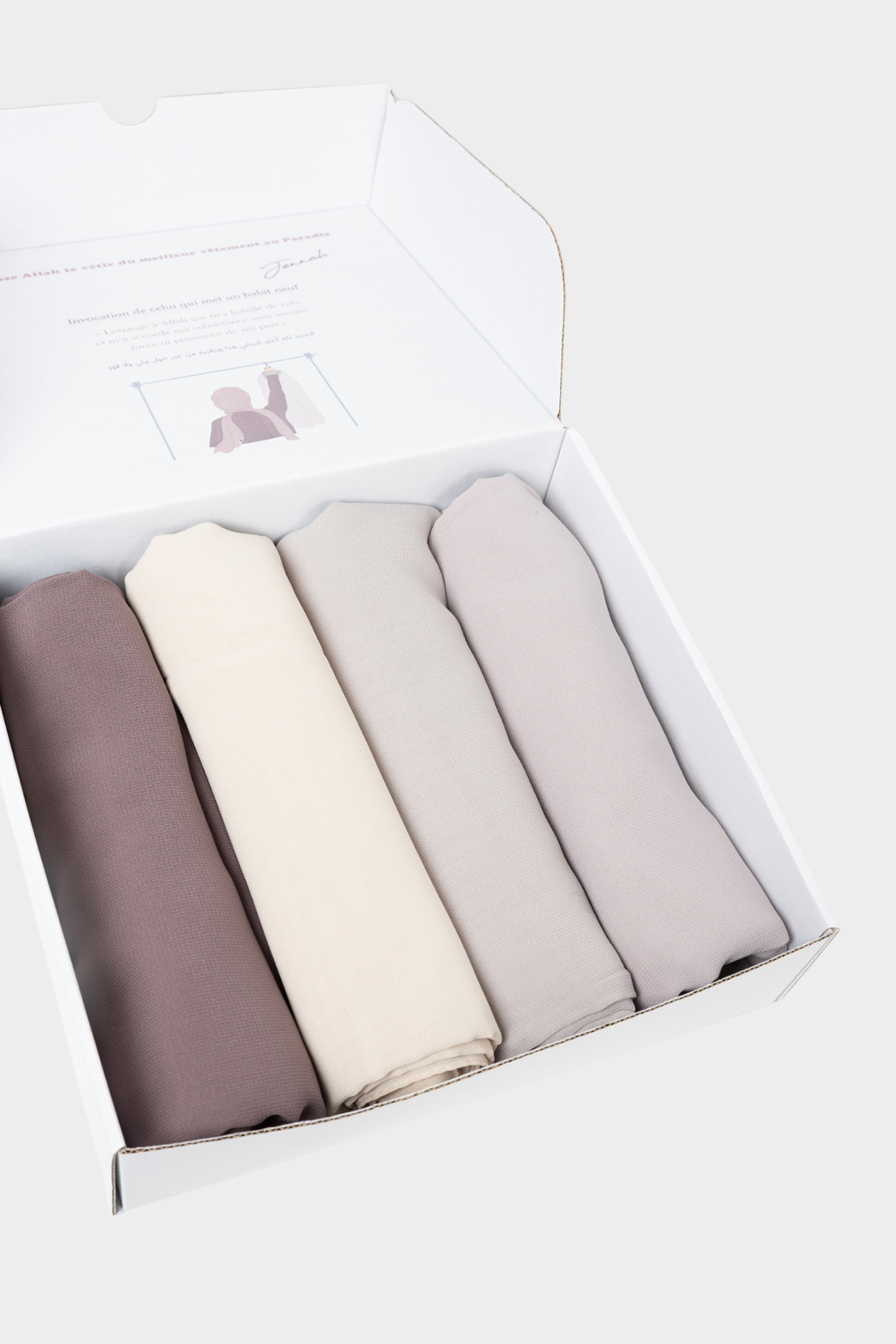 Box hijab - acacia mousseline