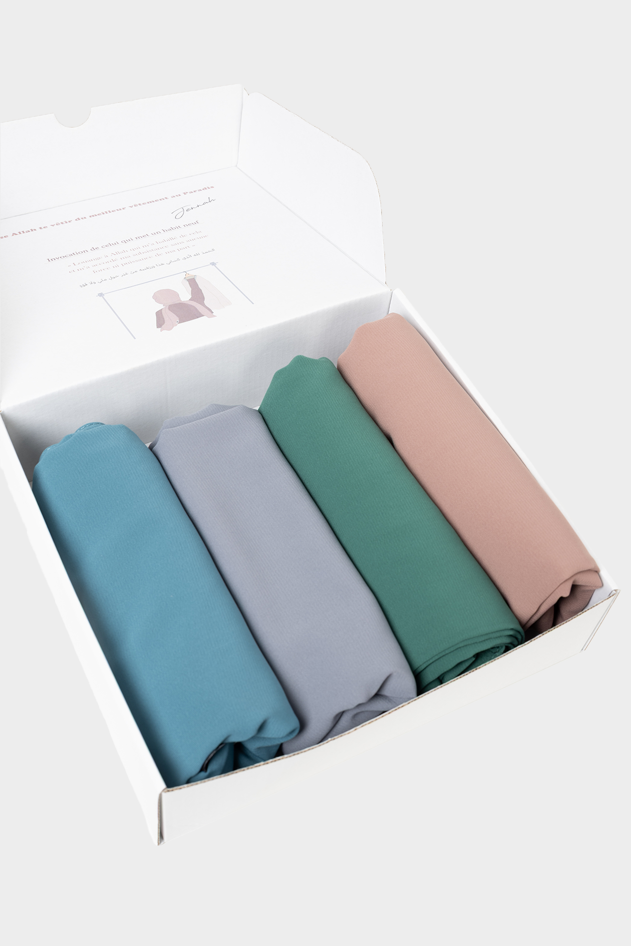 Box hijab - forest silk of medina