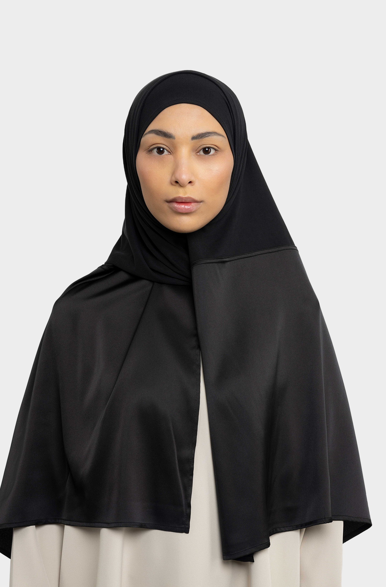 Black Fusion Hijab