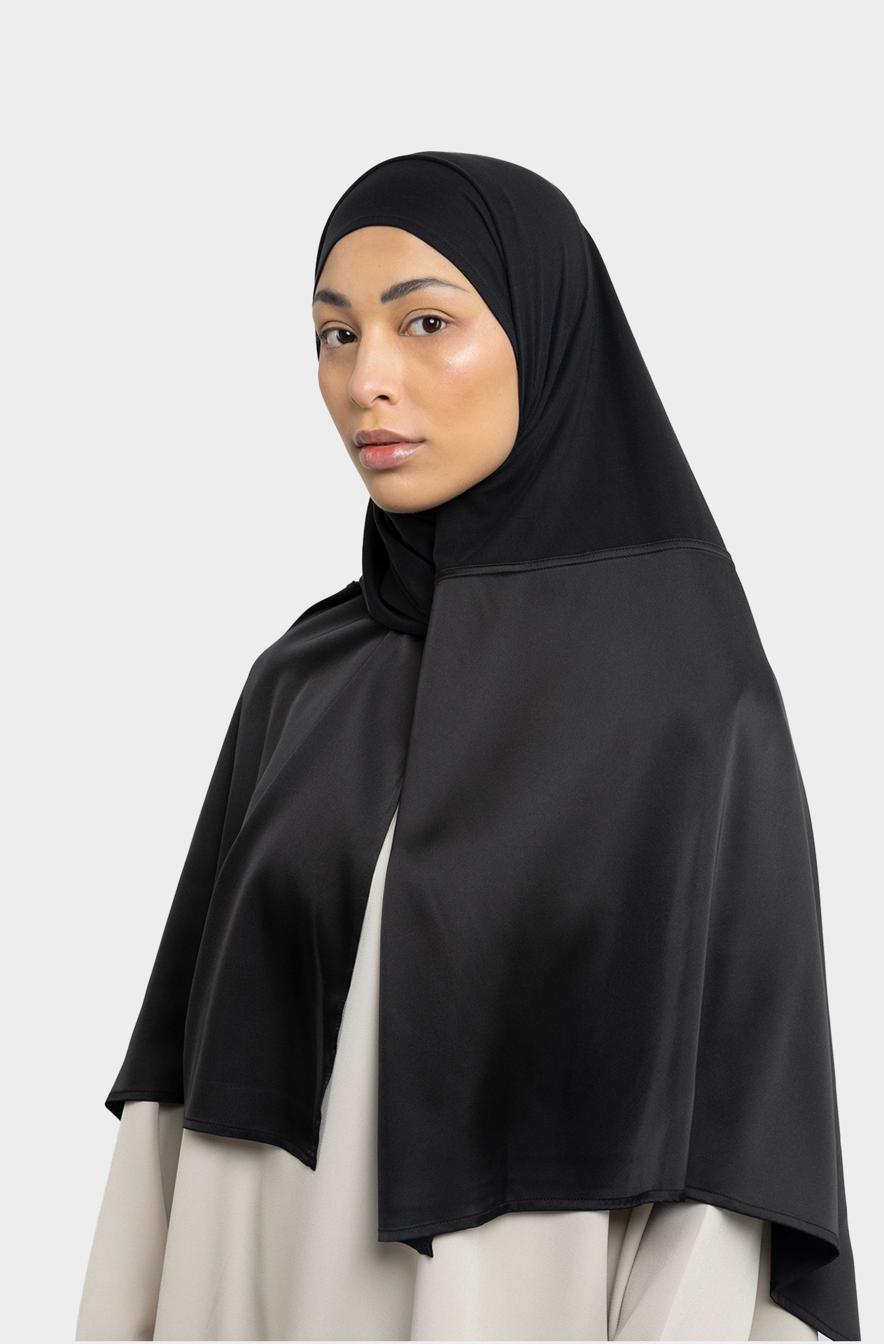 Black Fusion Hijab