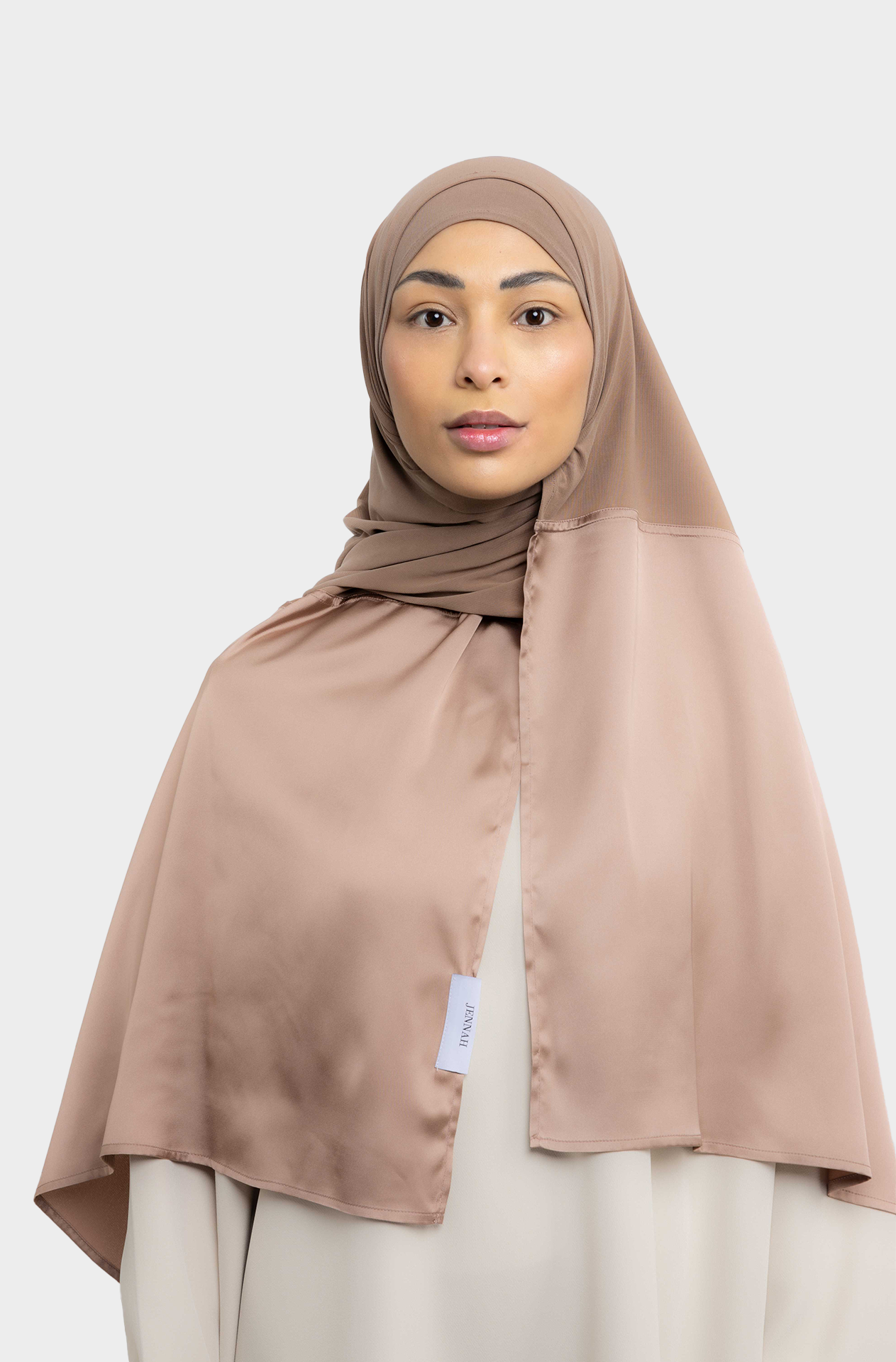 Taupe fusion hijab