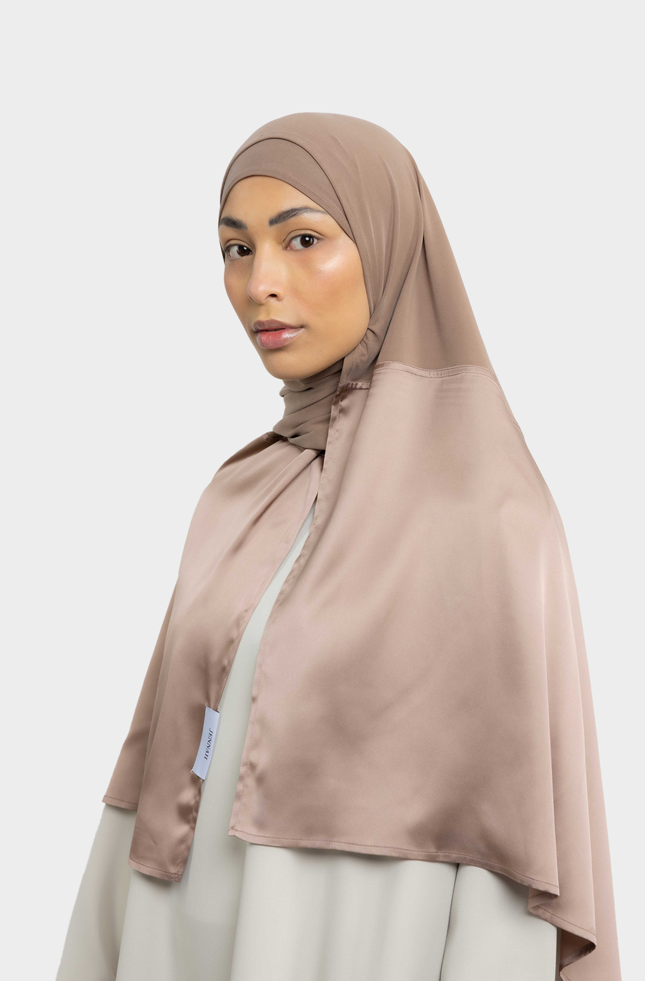 Taupe fusion hijab