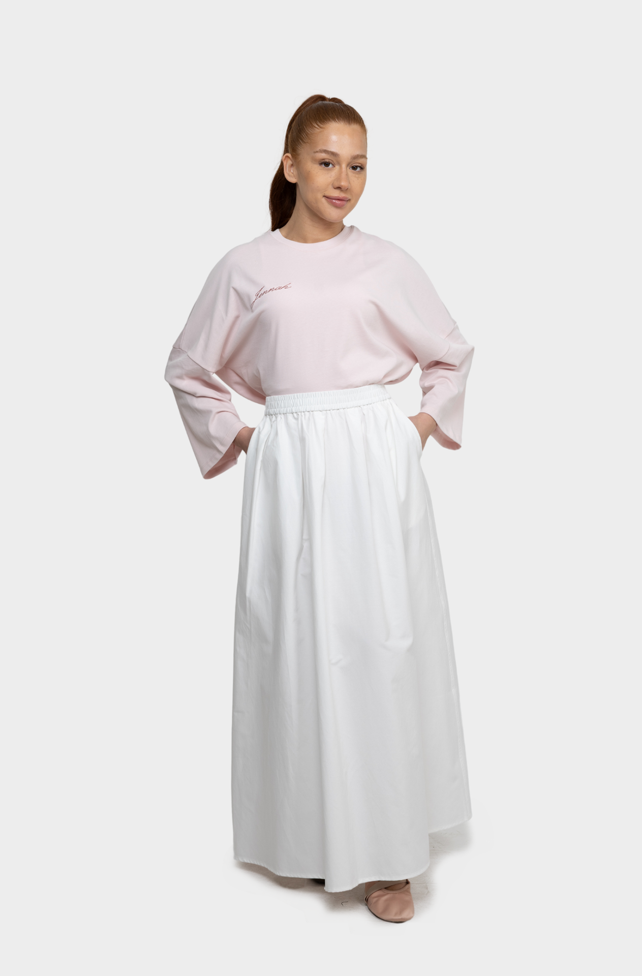 White Cotton skirt