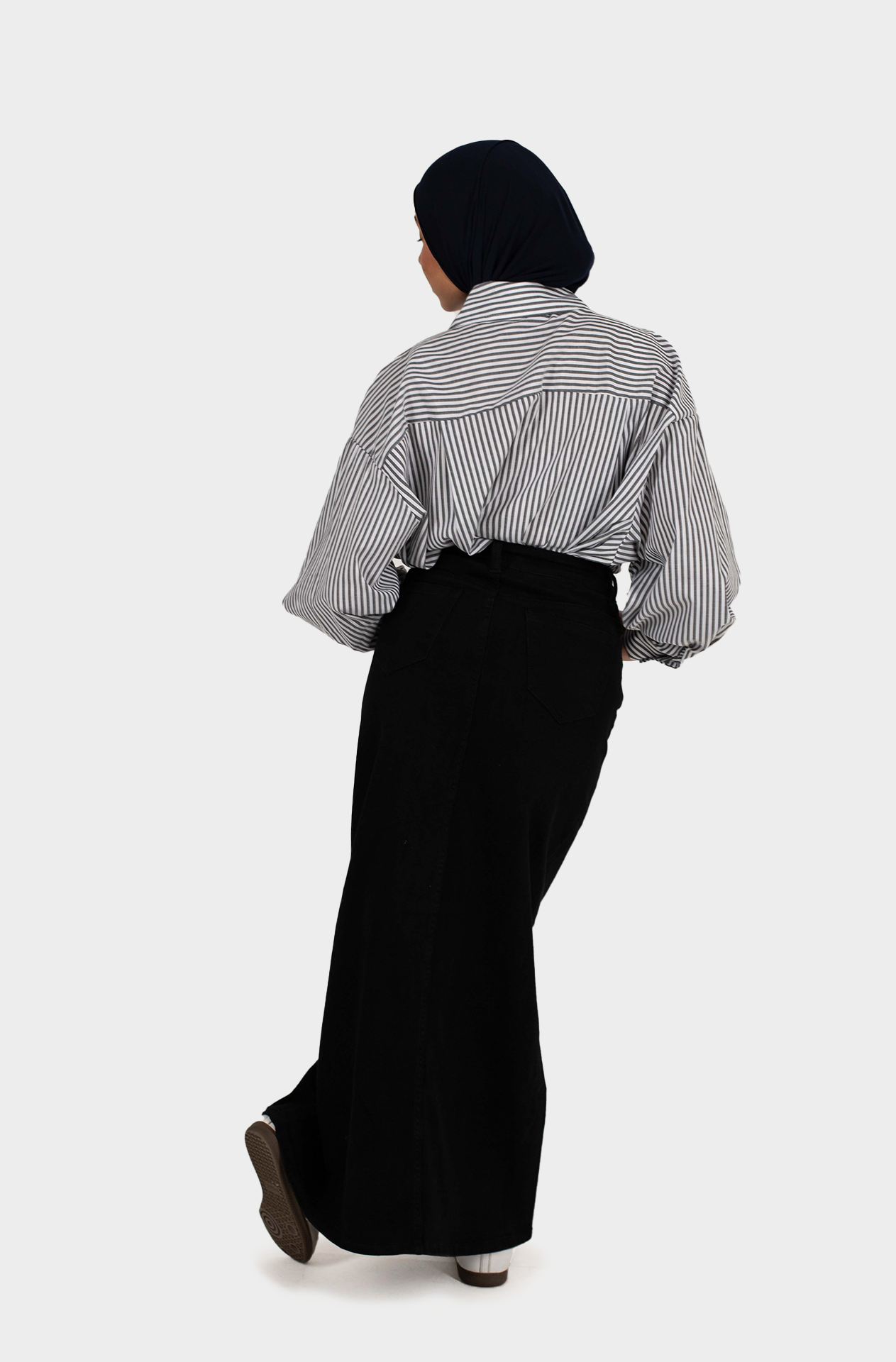 Jupe jean noir
