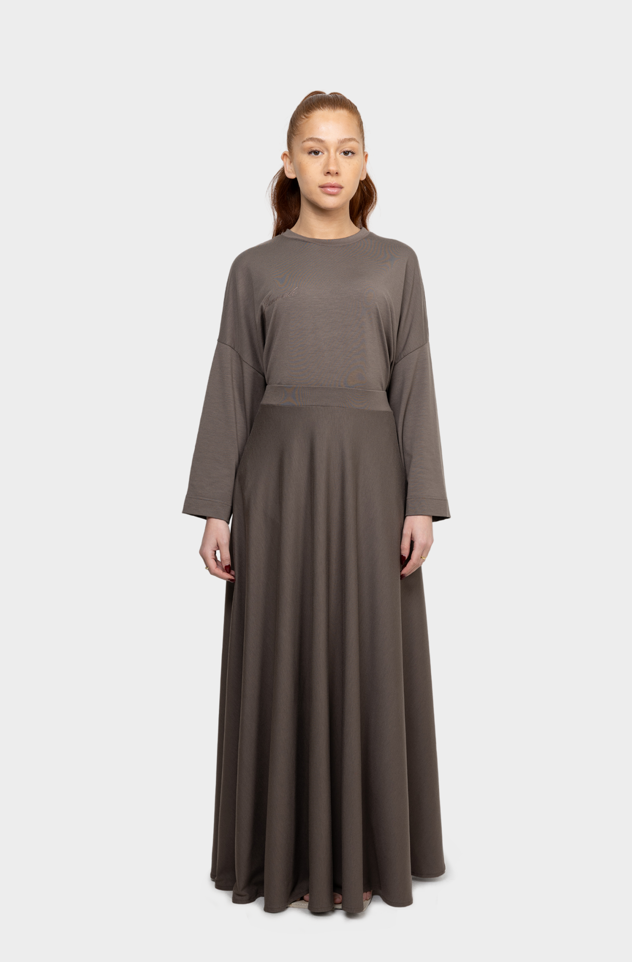 Jupe light taupe