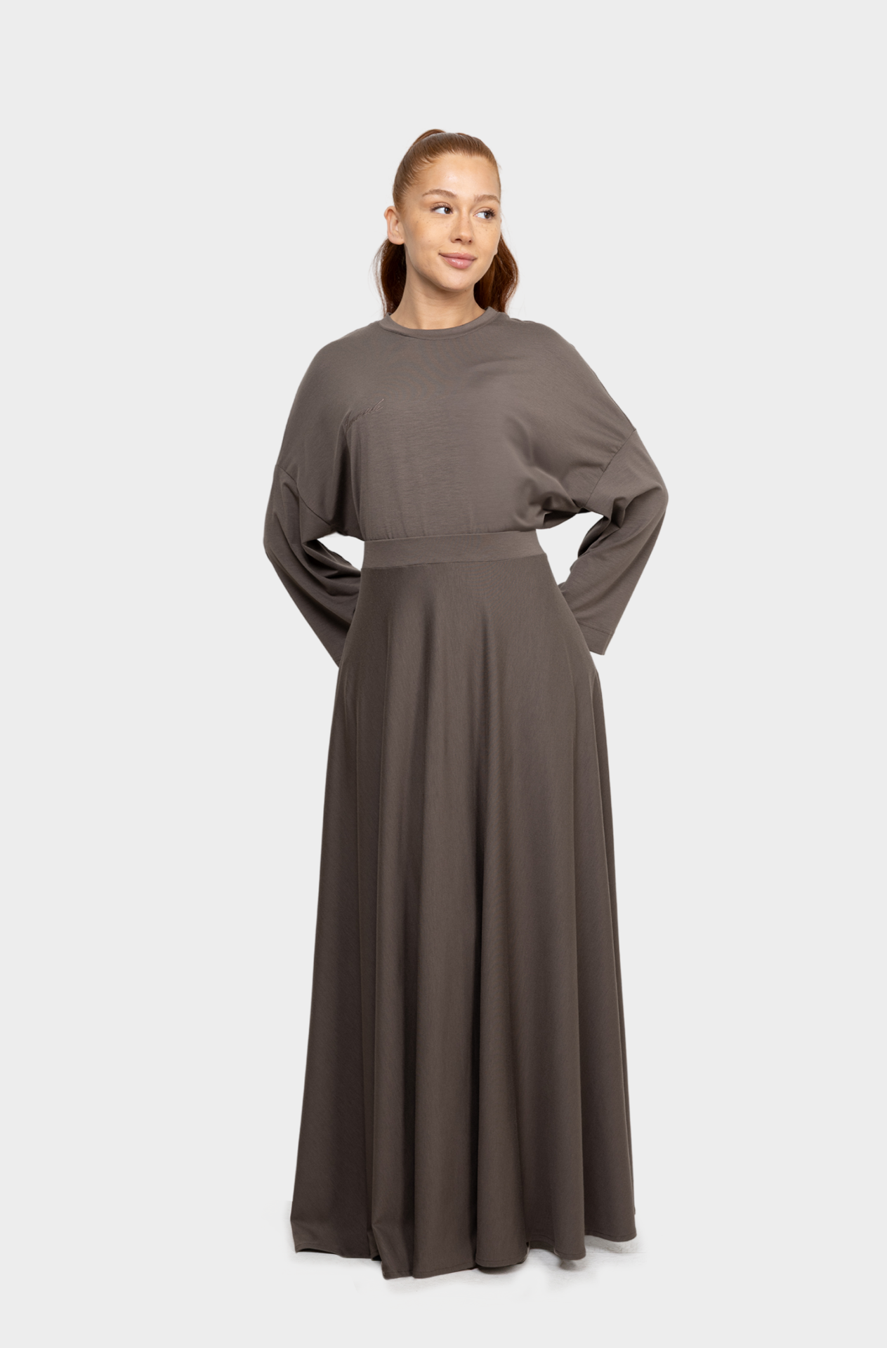 Jupe light taupe