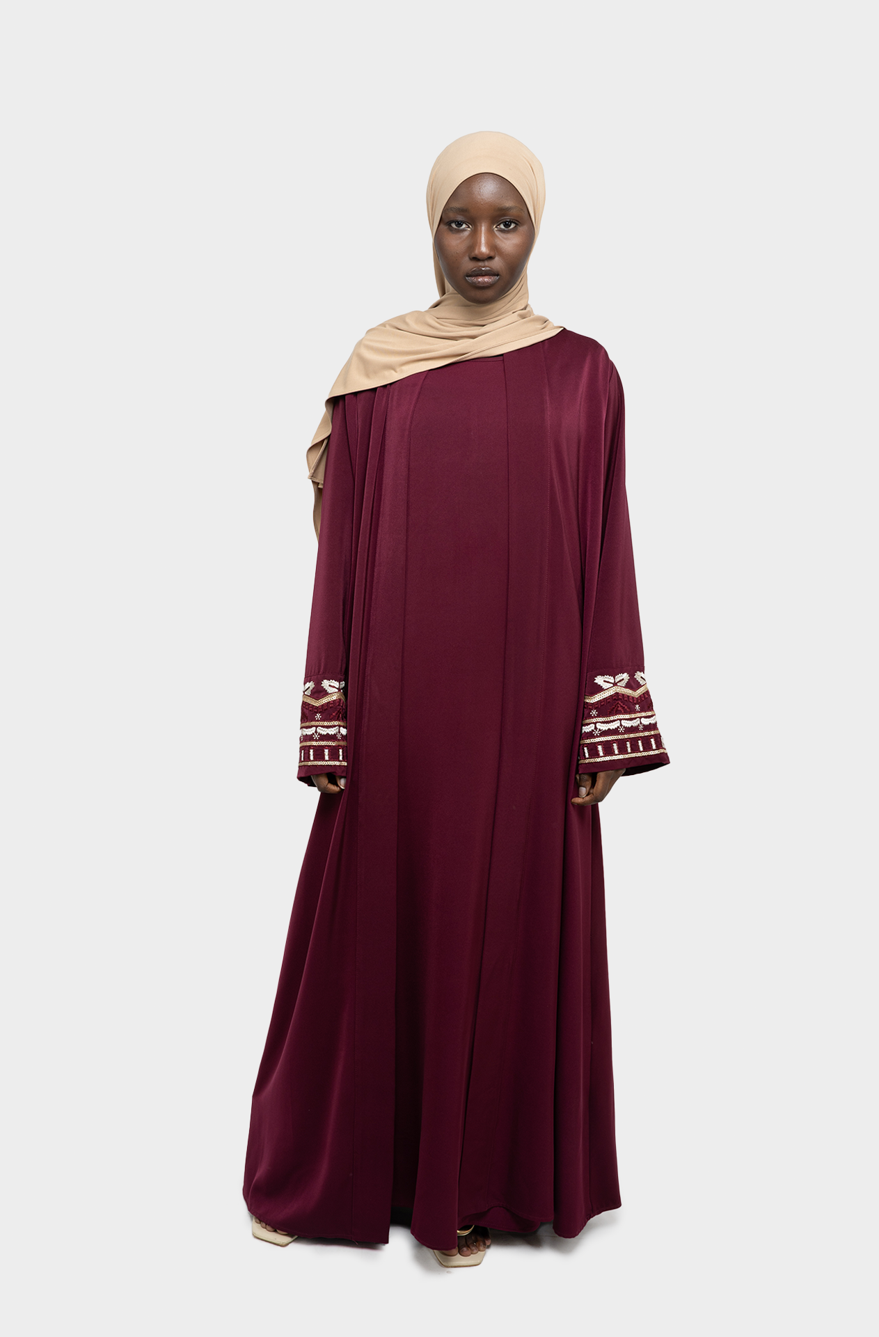 Abaya set Oria Burgundy