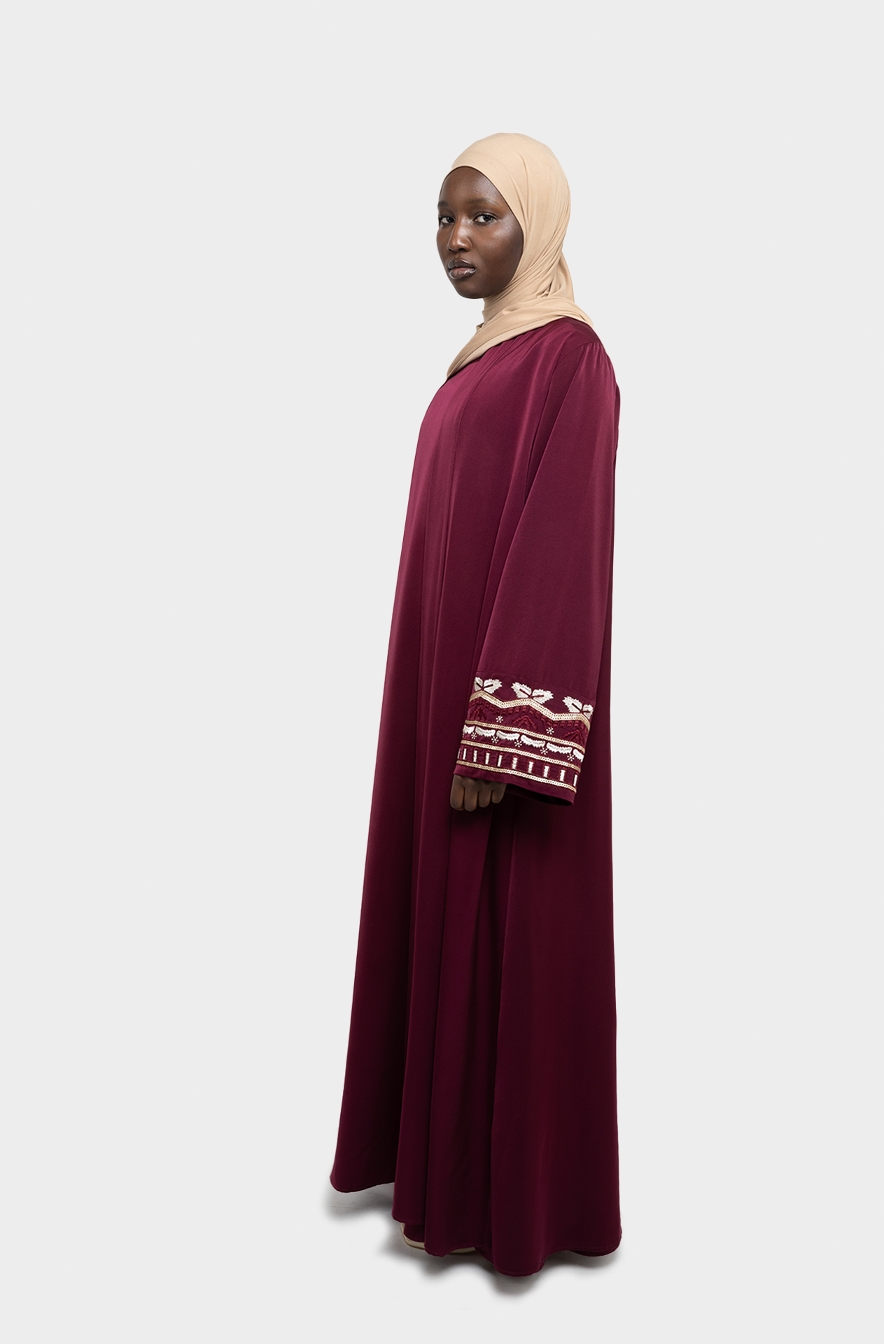 Abaya set Oria Burgundy