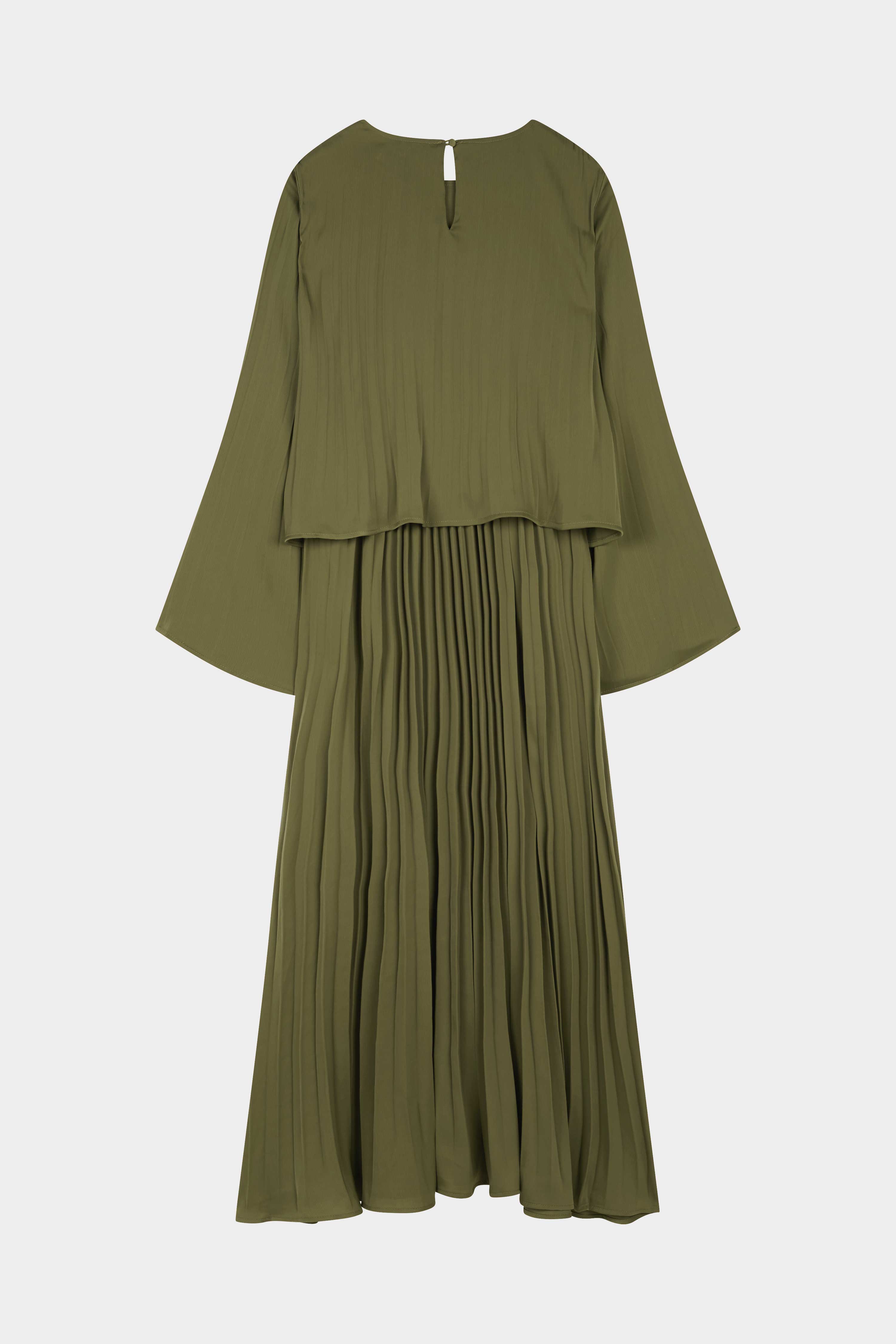 Mira olive dress