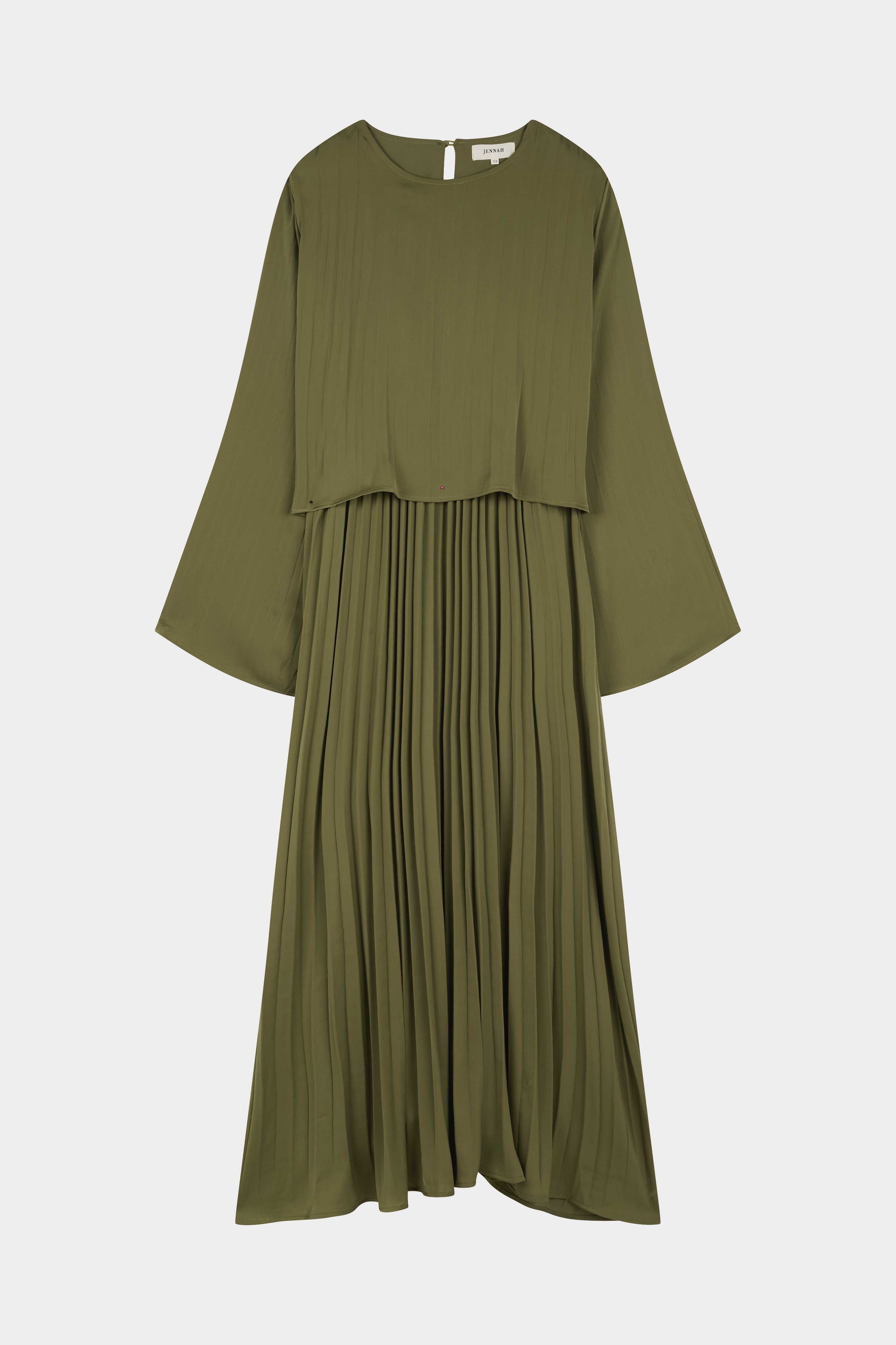 Mira olive dress