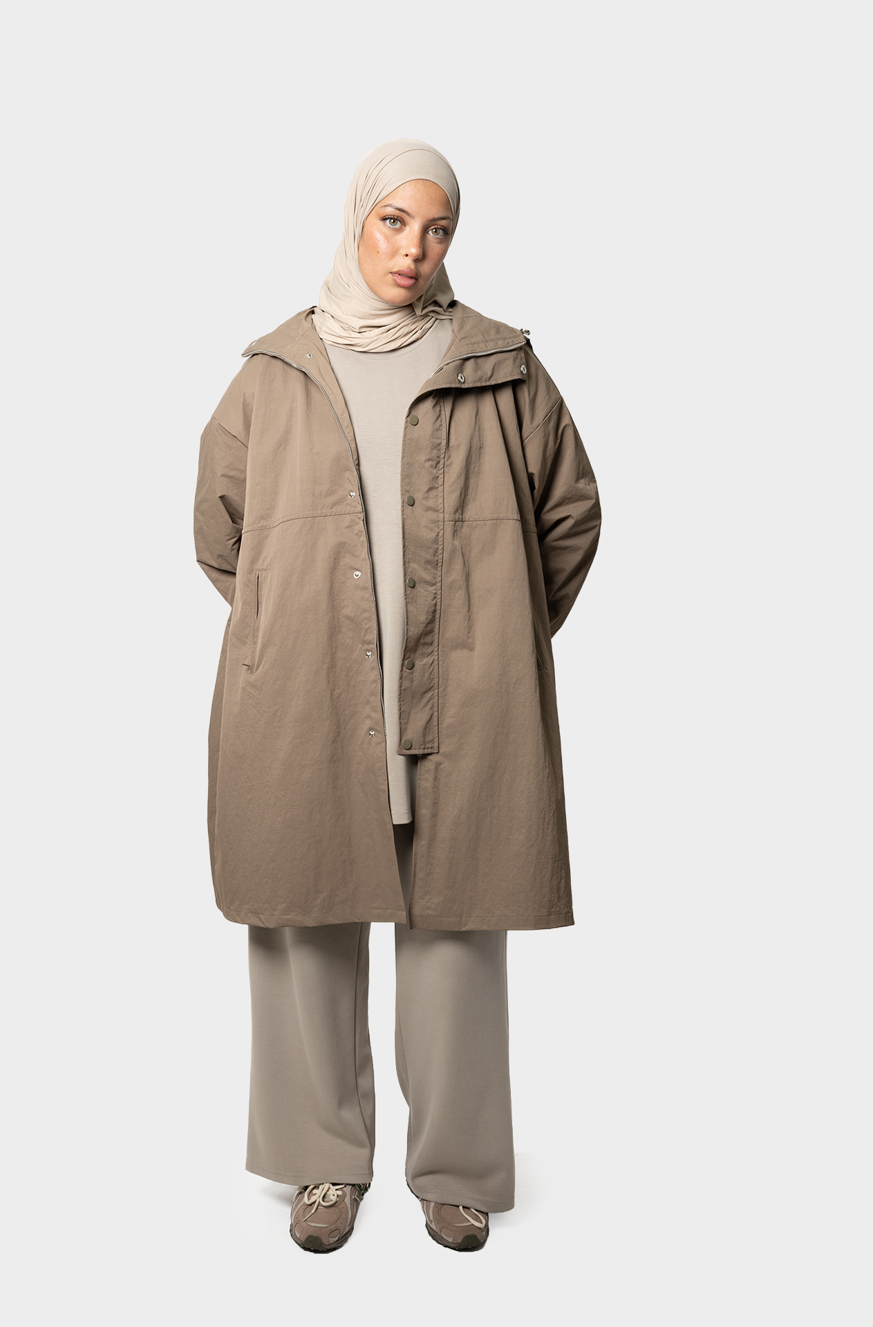 Parka storm taupe