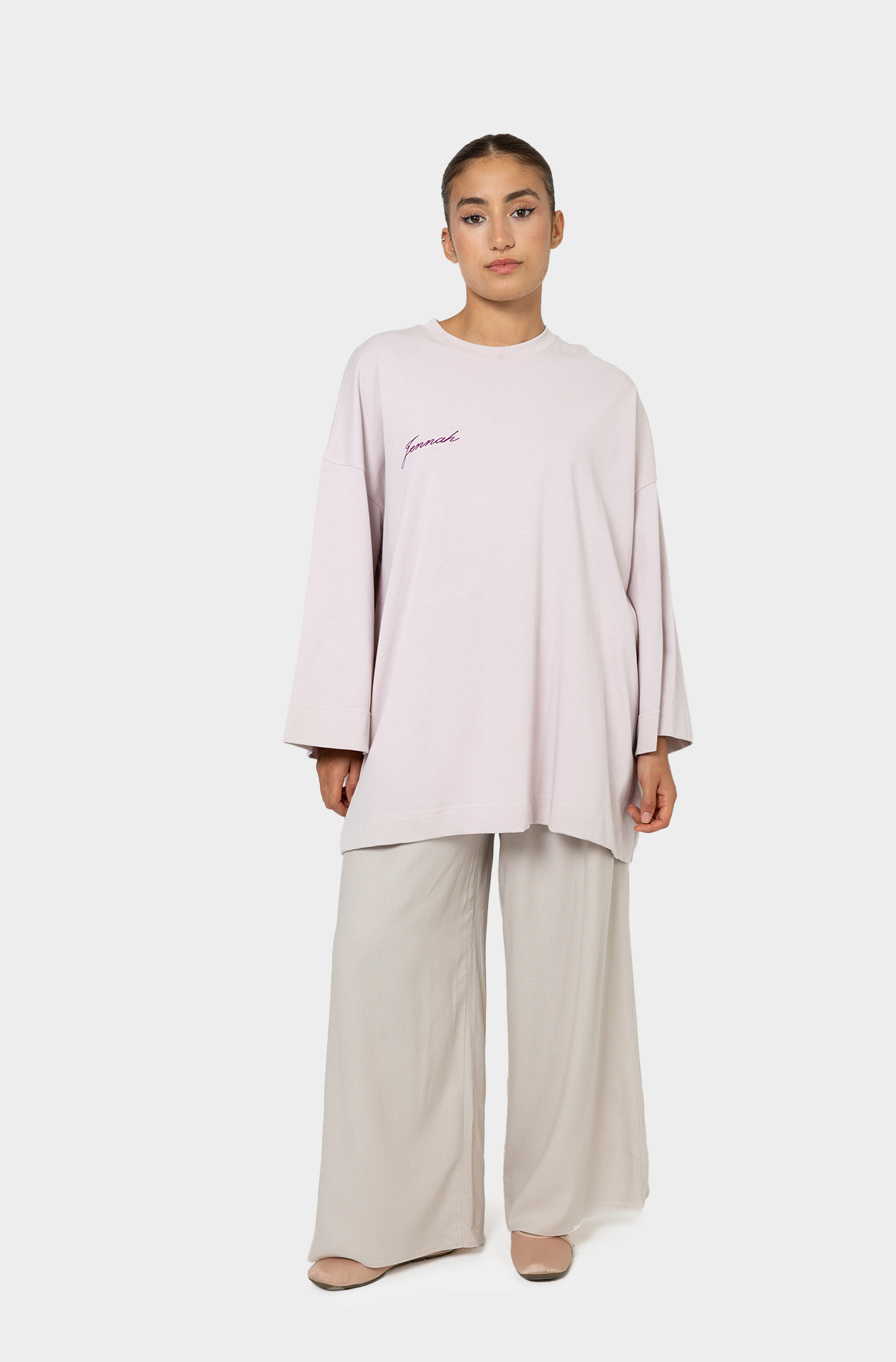 T-shirt oversize lilas