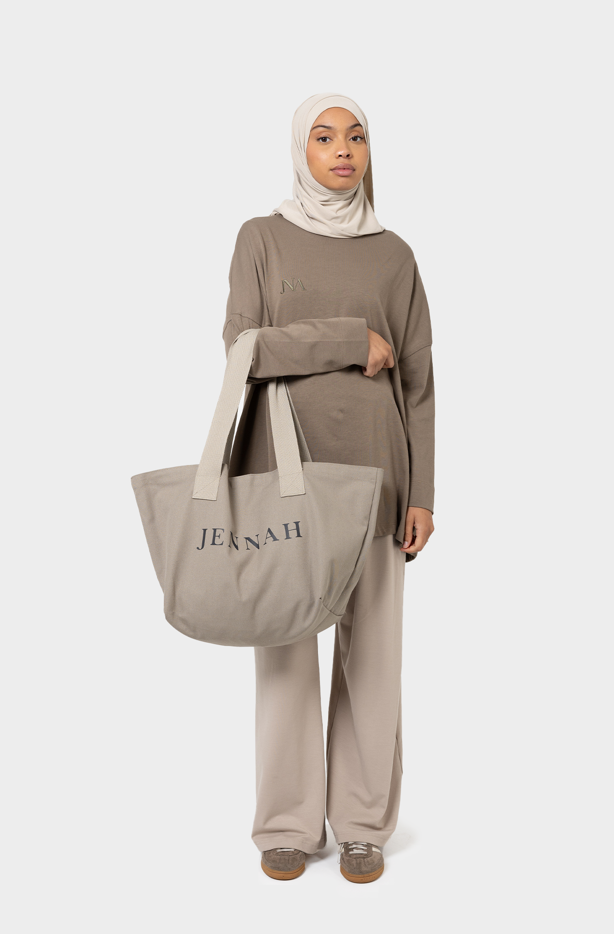 Tote bag jennah greige