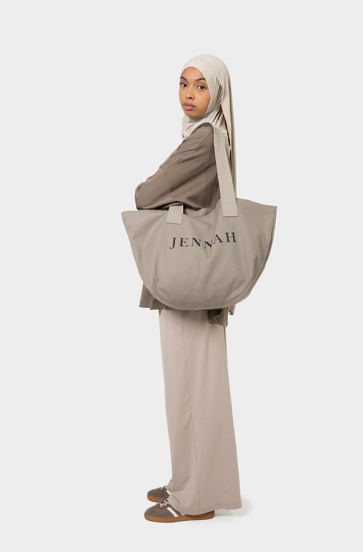Tote bag jennah greige