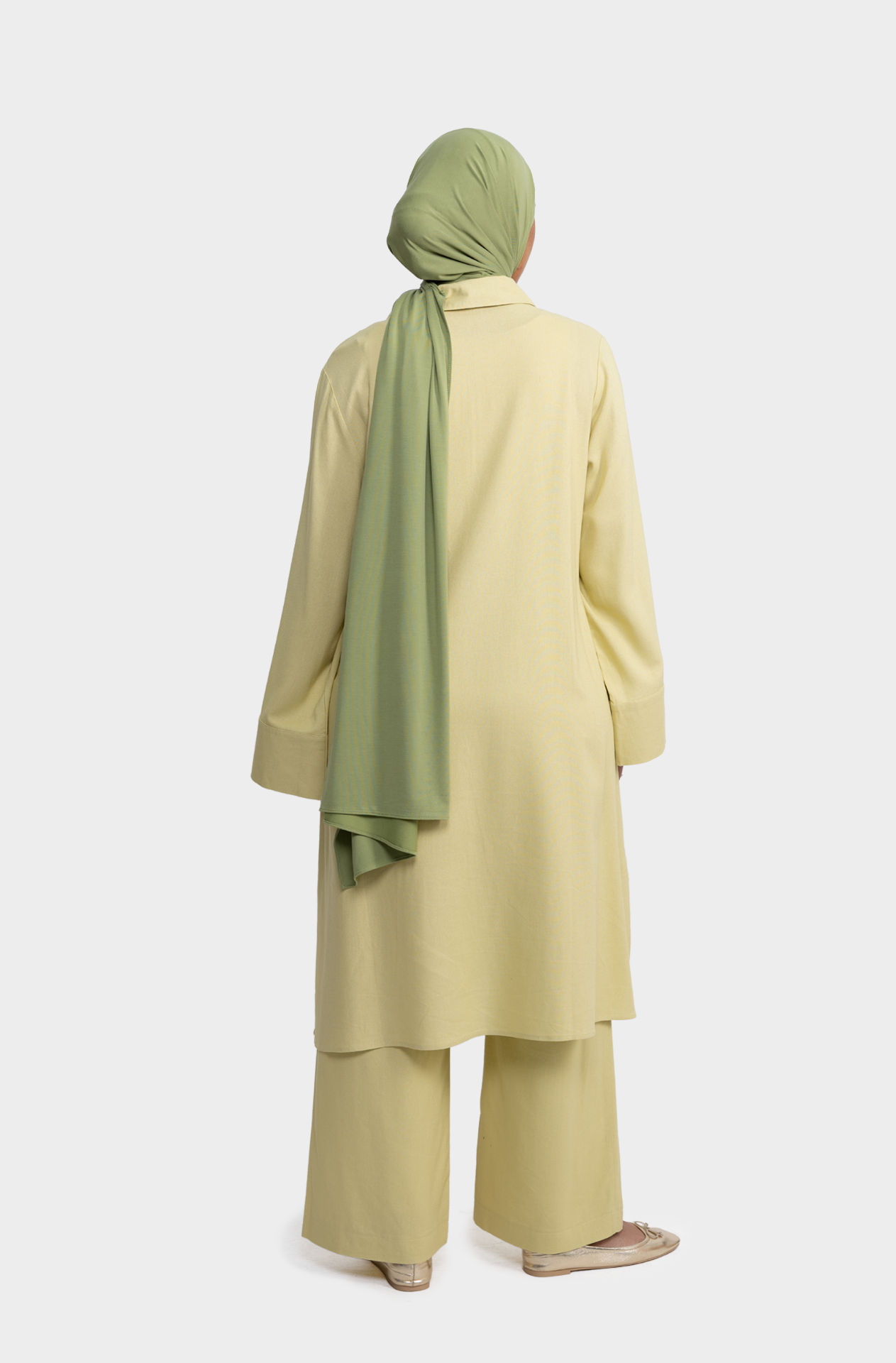 Tunique linen anis